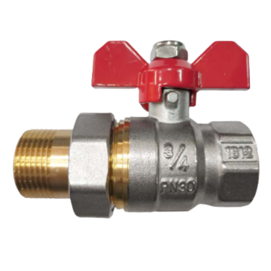 ΔΙΑΚΟΠΤΗΣ ΣΦΑΙΡ.ΜΕ ΡΑΚΟΡ-ΠΕΤΑΛΟΥΔΑ 3/4