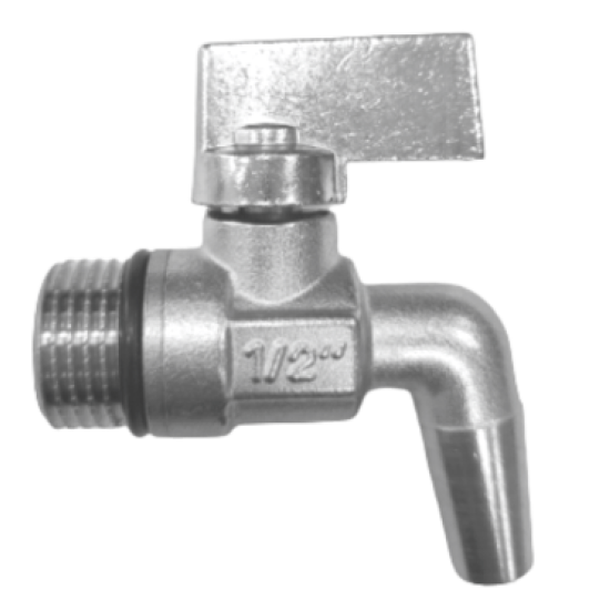 ΚΑΝΟΥΛΑ ΛΑΔΙΟΥ 1/2" ΜΕΤΑΛΛΙΚΗ ΛΑΒΗ